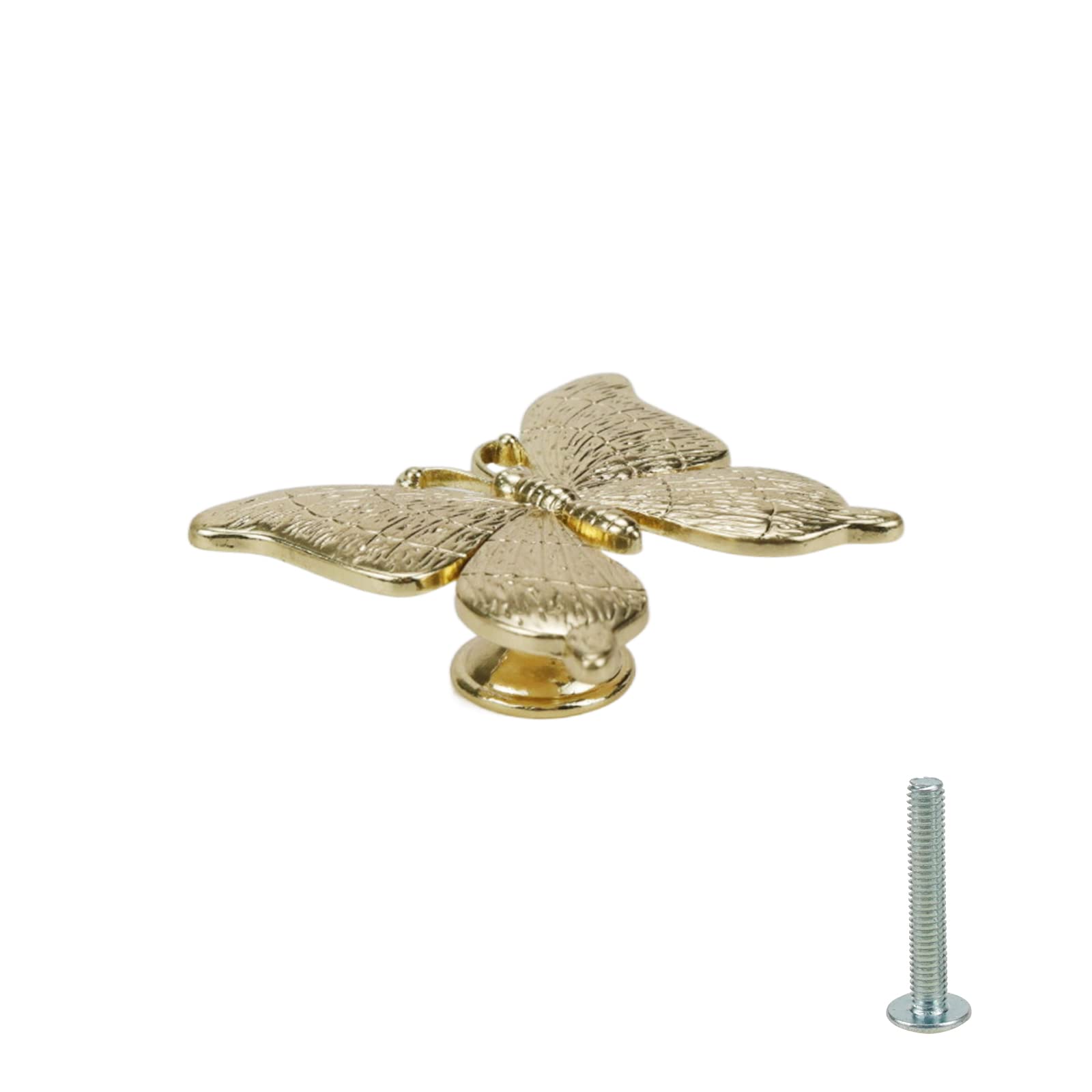 Bitray Decorative Knobs Gold Cabinet Pulls Butterfly Shape Knobs Drawer Knob  Furnitures DIY Decoration Hardware - 6pcs - Amazon.com