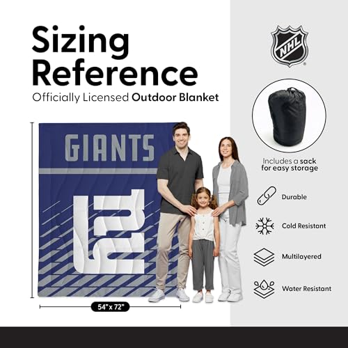 Image of Northwest NFL Taffeta Outdoor Blanket, Foldable Camping, Picnic Ground Mat, 60 x 70 Inches