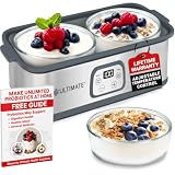 Ultimate Probiotic Yogurt Maker with Adjustable Time & Temperature Control, Make Trillions of...