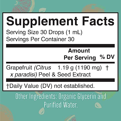 Grapefruit Seed Extract by MaryRuth's | Grapefruit Seed Oil Drops | Peel & Seed | Herbal Tinctures Liquid Drops | Sugar Free | Vegan | Non-GMO | Gluten Free| Unflavored | 30 Servings | 1 Fl Oz - Thumbnail 5