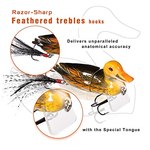 image for TRUSCEND Fishing Lures for Bass, Fishing Plugs Multi Jointed Swimbait,