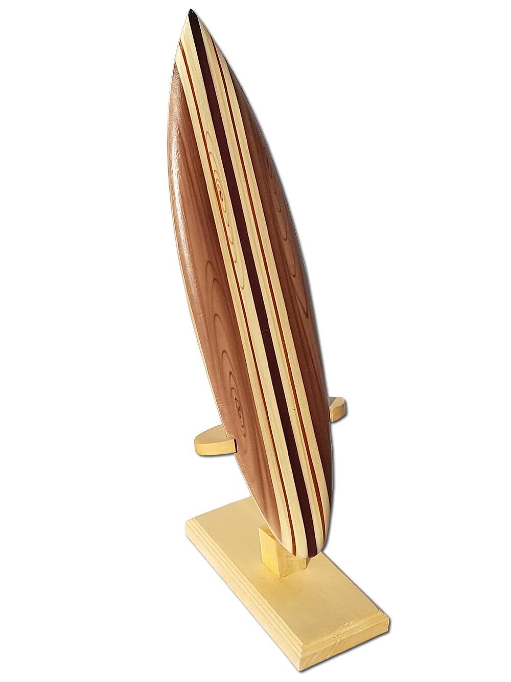 Planche de surf décorative en bois - 30 cm de long - Design aérographe - Surf - Surf - Surf - FBA 1864