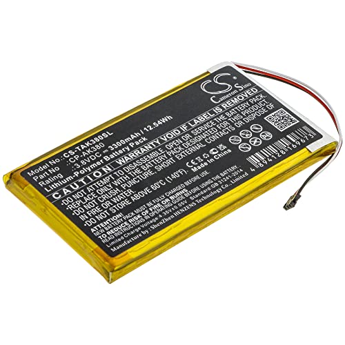 FYIOGXG Cameron Sino Battery for Astell&Kern AK300, AK380 PN:Astell&Kern CP-AK380 3300mAh / 12.54Wh