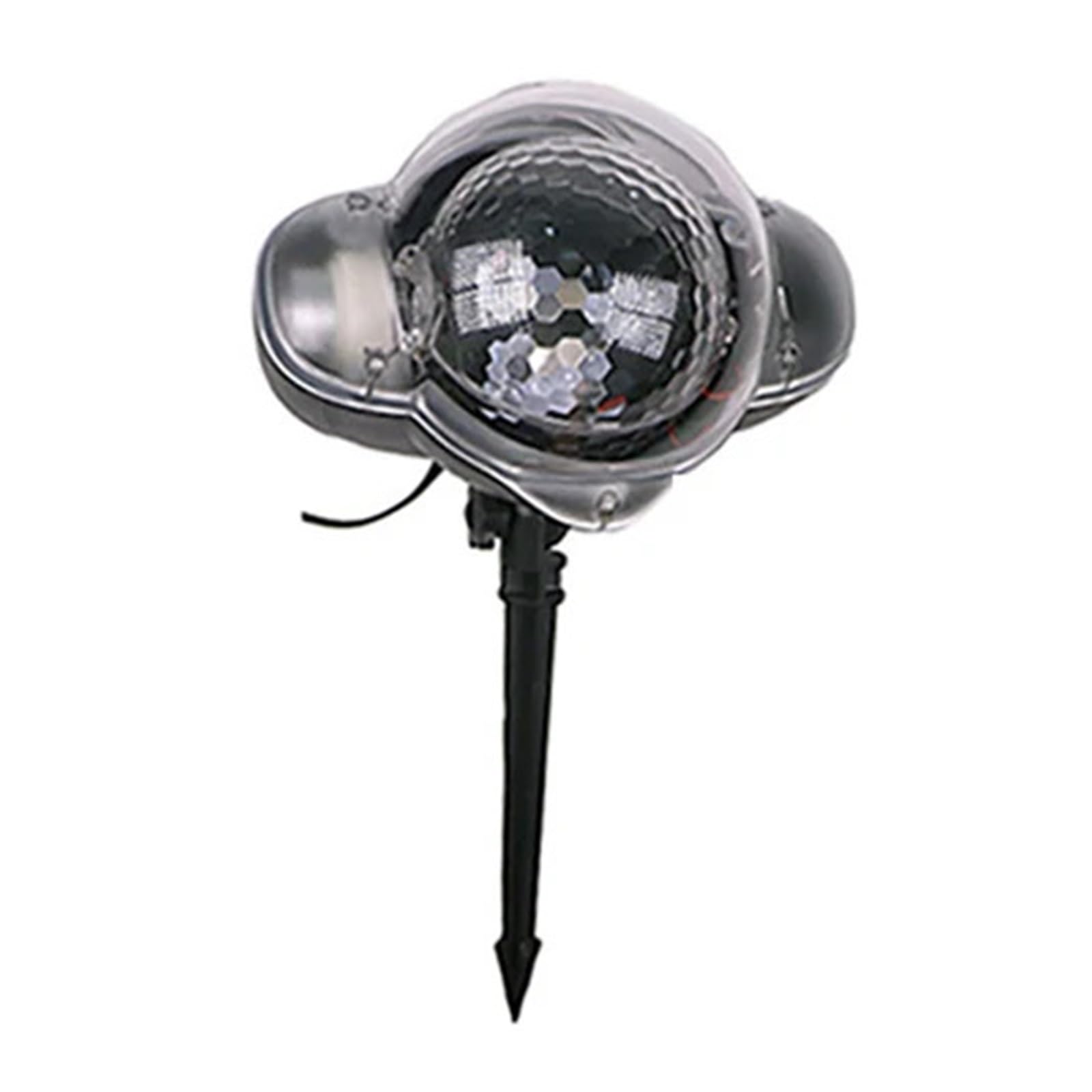Projektor Weihnachten, Schneefall-Projektor, IP65, beweglicher Schneeprojektor, Weihnachten, Schneeflocken-Licht, Party, Weihnachtsdekoration for Zuhause im Freien(Without Remote)