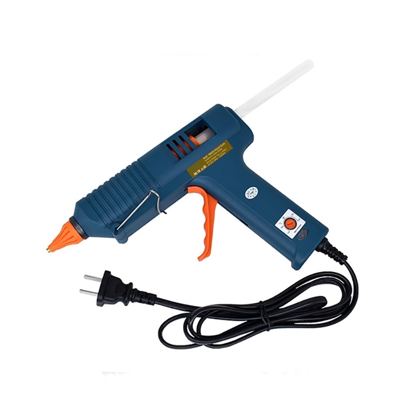 Heißklebepistole, 150 W, einstellbare Temperatur, Klebepistolendüse, 11 mm, Klebesticks, professionelle industrielle Schmelzpistole(5pc Nozzles)
