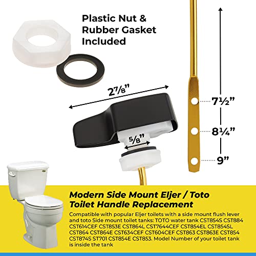 Universal Side Mount Toilet Handle Tank Flush Lever