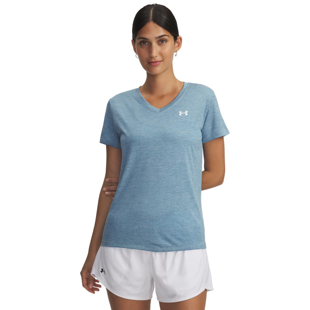 Under Armour Women's UA Tech™ Twist V-Neck Short Sleeve Tech SSV- Twist Mujer (Pack de 1) — view 112