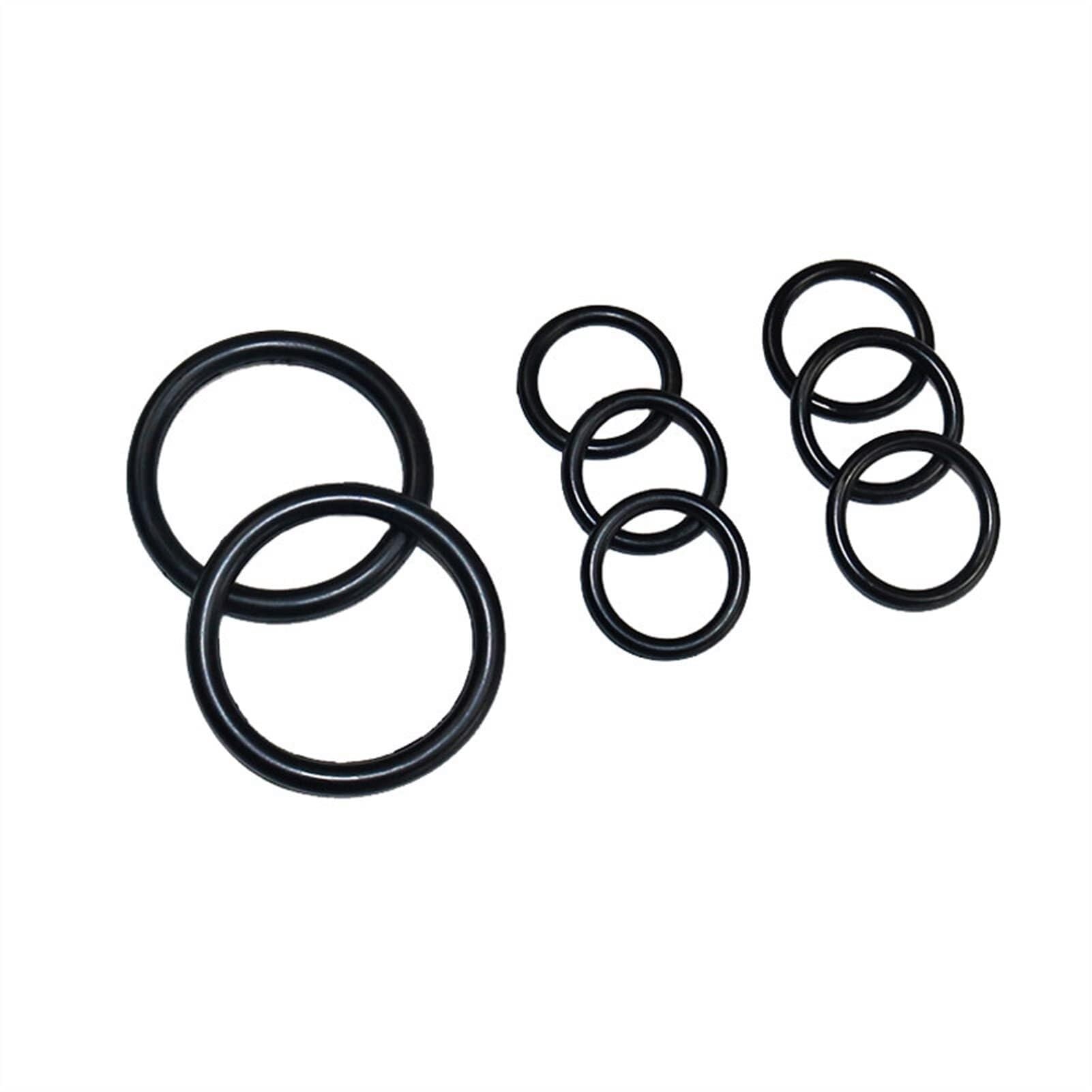 Piezas de Hardware 250 unids/Caja NBR Kit de Anillo de Sellado Espesor 1/1,5 mm Caucho de nitrilo NBR Junta tórica Anillo de Sellado O Anillos Juego de Goma