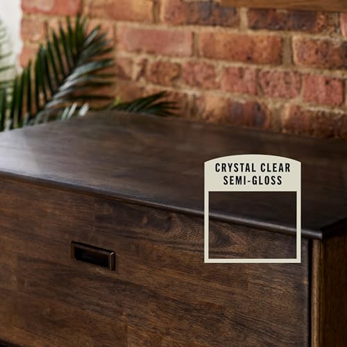 Varathane Water-Based Crystal-Clear Ultimate Polyurethane | Interior Wood Protection | Fast Dry Time | Easy Clean Up | Semi-Gloss | Half Pint by Varathane - Image 2