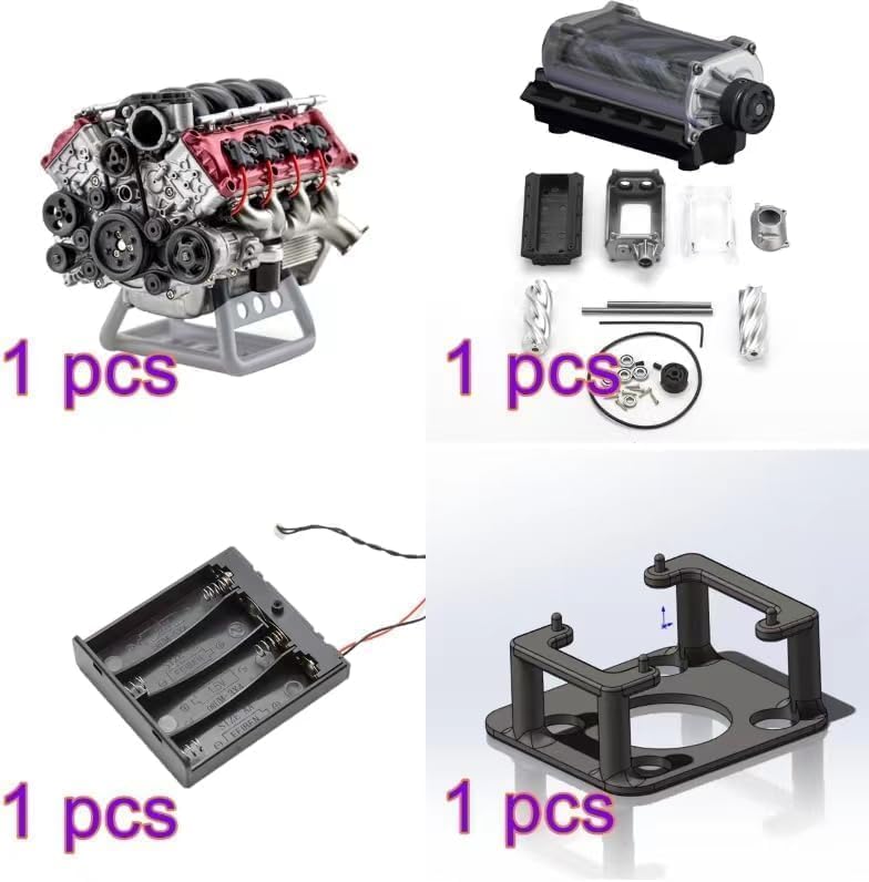 Amazon.co.jp: V8エンジンキット 最小V8スケールエンジンを構築