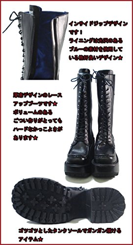 YOSUKE U.S.A Lace-up Platform Boots2