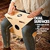 Meinl Percussion Hybrid Slaptop Cajon - Back-friendly X-design with 3 Forward Facing Sound Ports - Playing Surface Baltic Birch (HTOPCAJ3NT) #2
