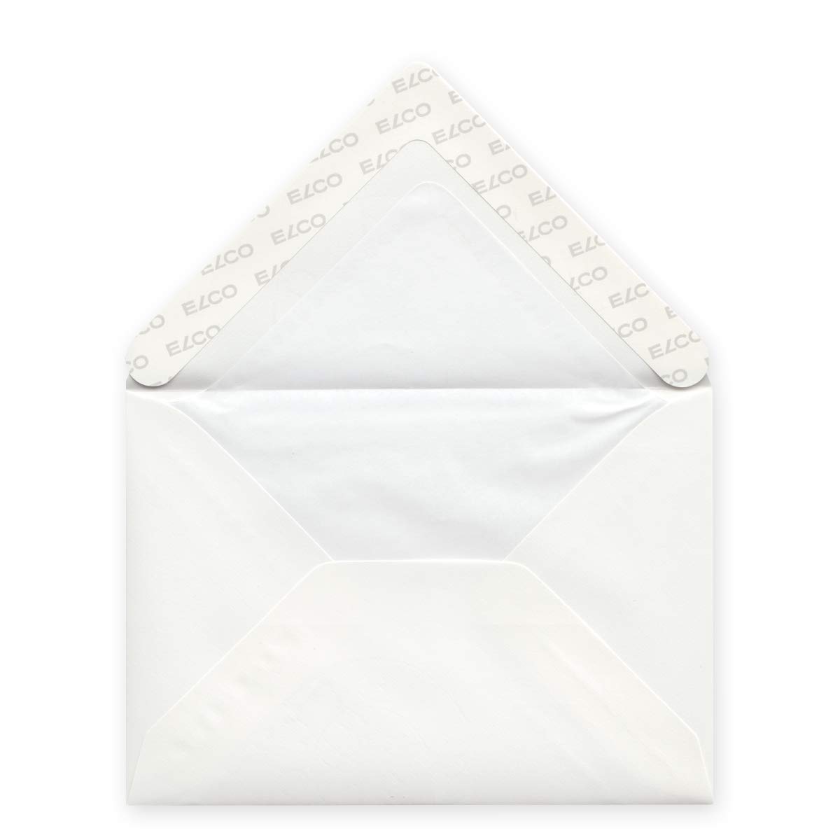 ELCO Prestige Lined C6 Envelopes — 100 g/m² FSC-Certified Gummed Envelopes for Formal Correspondence and Greetings Cards, 114 x 162 mm, White, Pack of 25