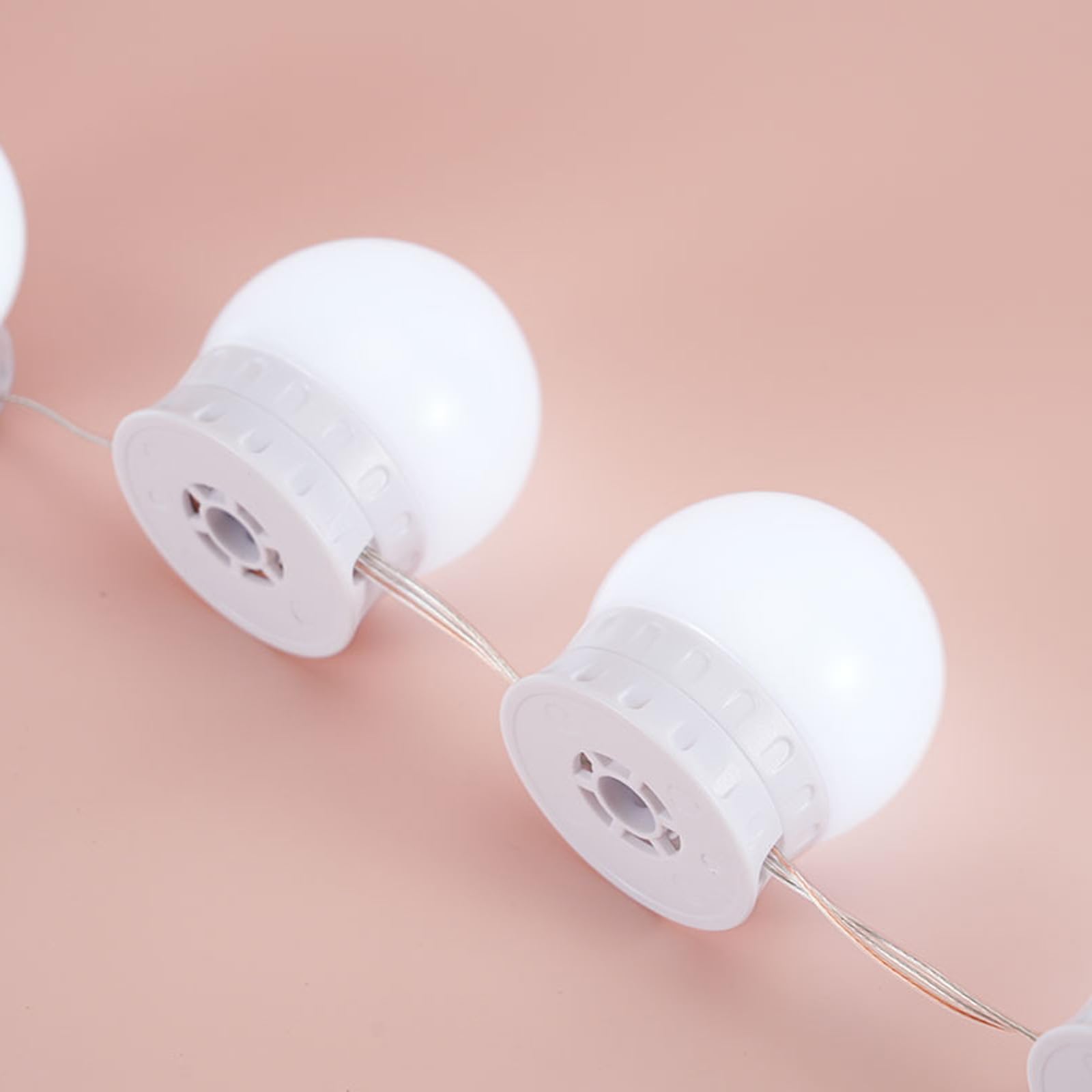 Luci da trucco per specchio LED Hollywood Luci per specchio Colore e luminosità regolabili Lunghezza Lampadina per trucco Luci per specchio Luci per trucco Toeletta Bagno 10 lampadine