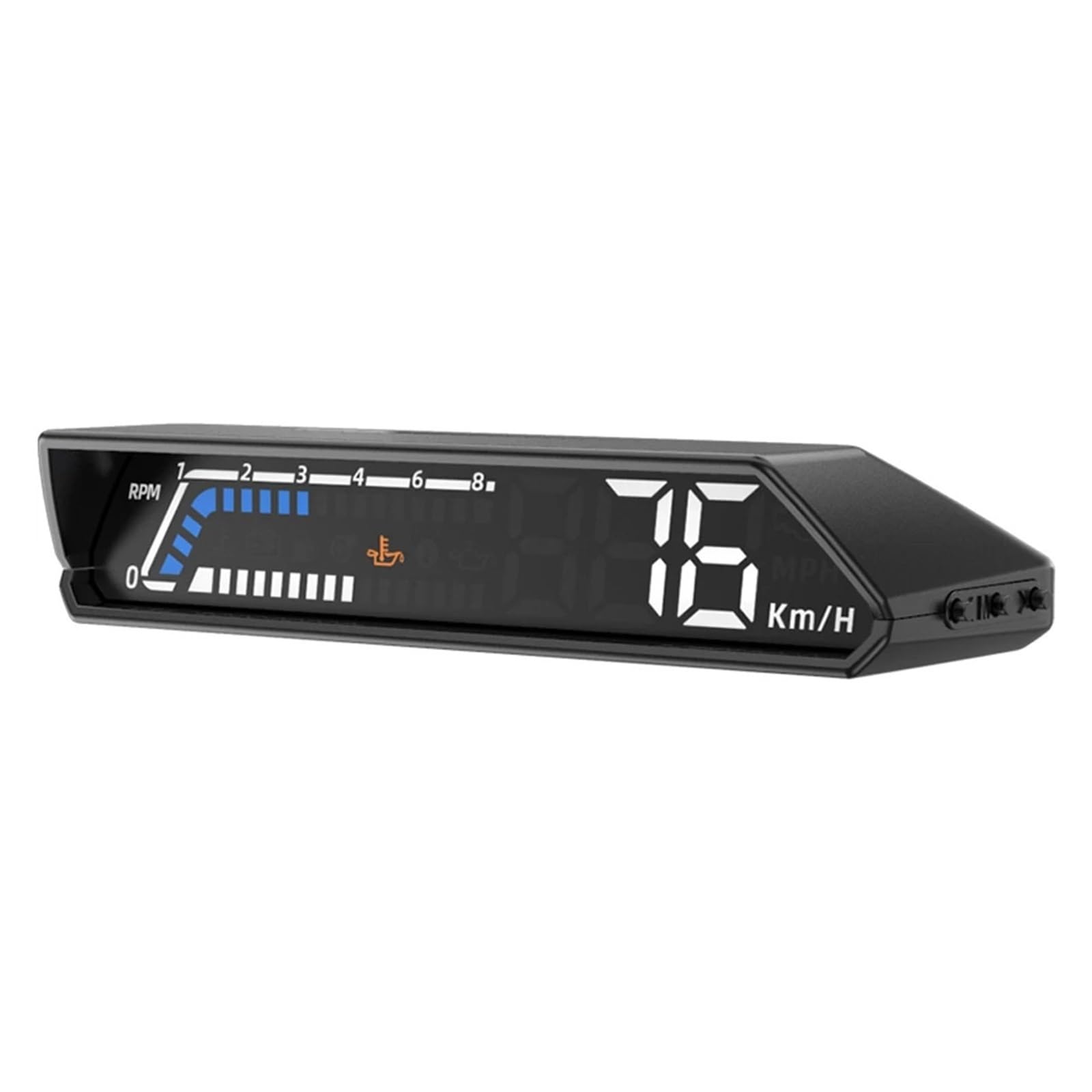 Wyświetlacz Head Up Podwójny Wyświetlacz Miernik Prędkości Monitorowanie Temperatury Oleju W Skrzyni Biegów Cyfrowy Prędkościomierz Alarm Przekroczenia Prędkości Przyrząd Wielofunkcyjny