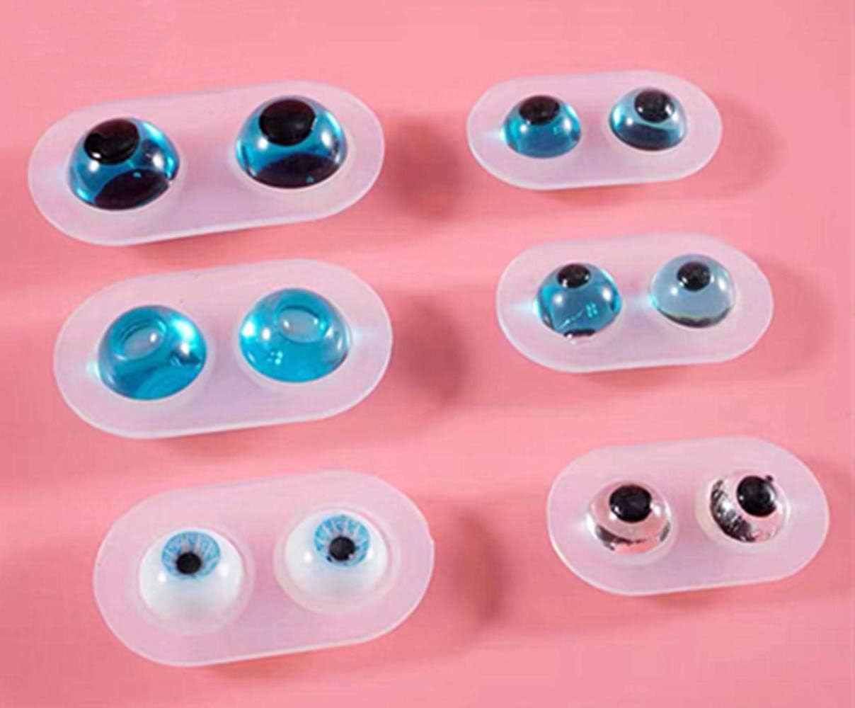 Amazon Co Jp U Sunshine レジン型 シリコンモールド Diy ドールアイ用 人形の目 眼球 6サイズセット モールド型 ホビー