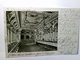 Berlin. Gruss aus der Philharmonie. Alte Ansichtskarte / Lithographie s/w, gel. 1902. Blick in den Beethovensaal.