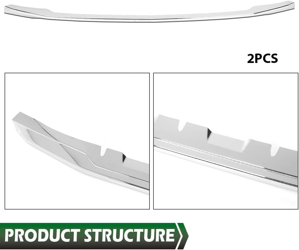 LQI Snap On Grille Inserts Overlay Grill Cover Chrome Compatible with 2016 2017 2018 Chevy Silverado 1500 LT Z71 Only/Fit 2019 1500 LD Old Body(WT, LT, Custom) 3961039403