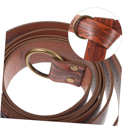 Renaissance Bracers Vintage Long Waist Belt Cosplay Accessory for Mens4