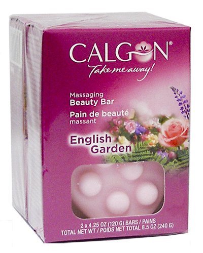 Calgon Massaging Beauty Bar - English Garden: 2 Bars