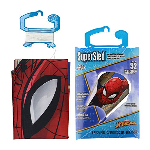 X Kites Supersled Marvel Spider-Man Nylon Spider-Man Kite, 32 Inches #TOP2