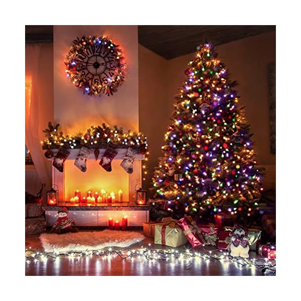 VOLTRONIC LED Lichterkette, innen und außen, IP44, Modell- und Farbwahl, 100 LEDs, kaltweiß – Bild 3
