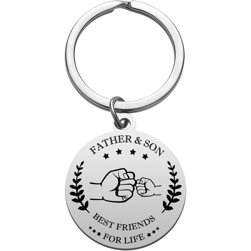 Gosuoa Gifts for Dad,Dad Keychain from Son Daughter,Key chain Dad Gifts for Birthday Father's Day Thanksgiving's Gifts