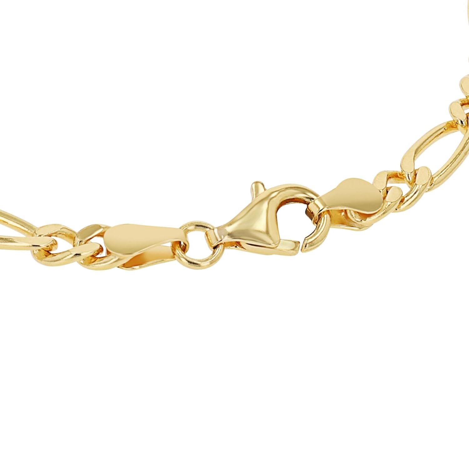 Amor Bracciale in argento Sterling 925, unisex, per uomo e donna, 21 cm, in argento, oro, rodiato, placcato oro, idea regalo, in confezione regalo