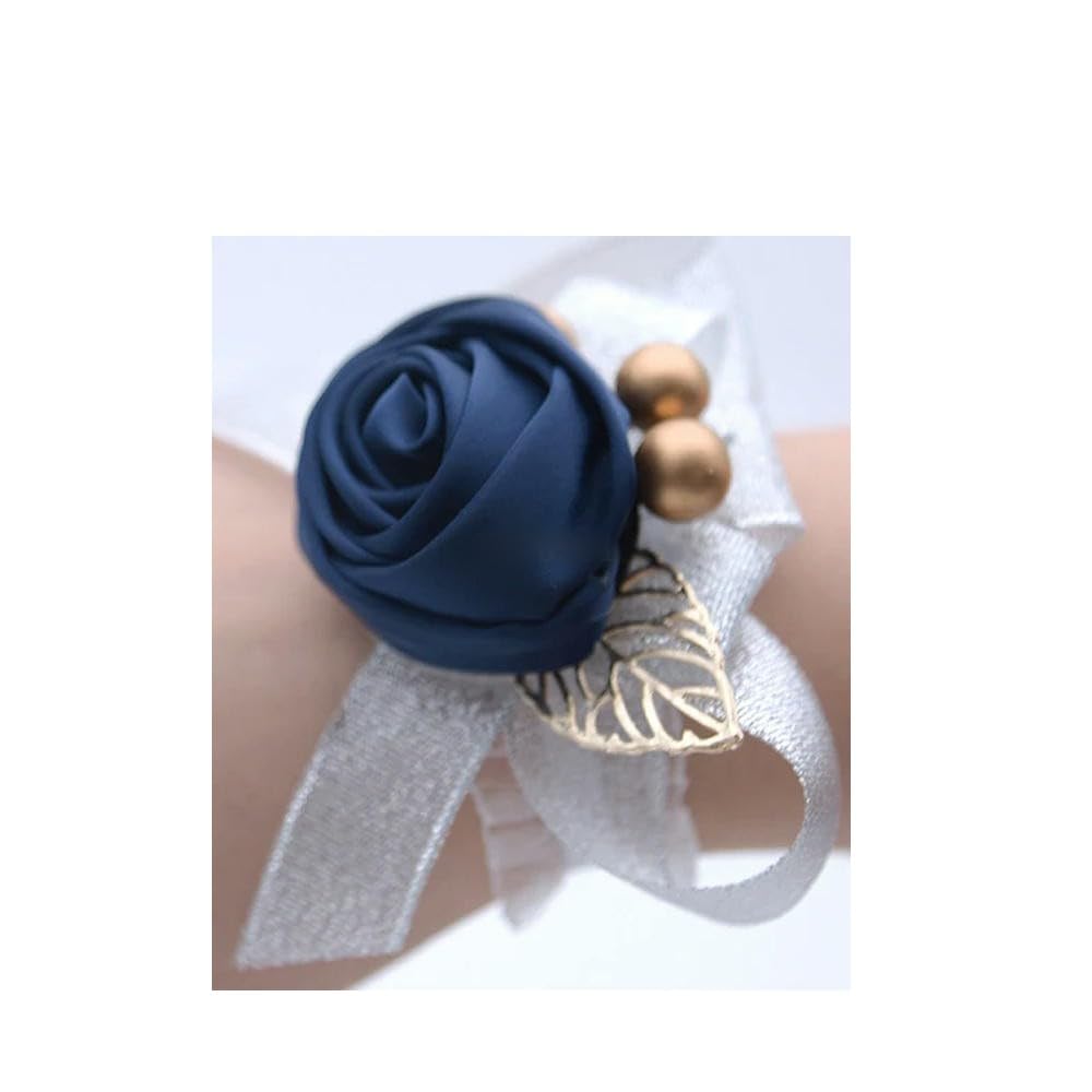 ZBDP - Braccialetto da polso da donna, alla moda, per matrimonio, damigella d'onore, fiore all'occhiello, accessorio per matrimonio