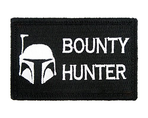 Morale Tags Bounty Hunter Hook and Loop Fully Embroidered Patch