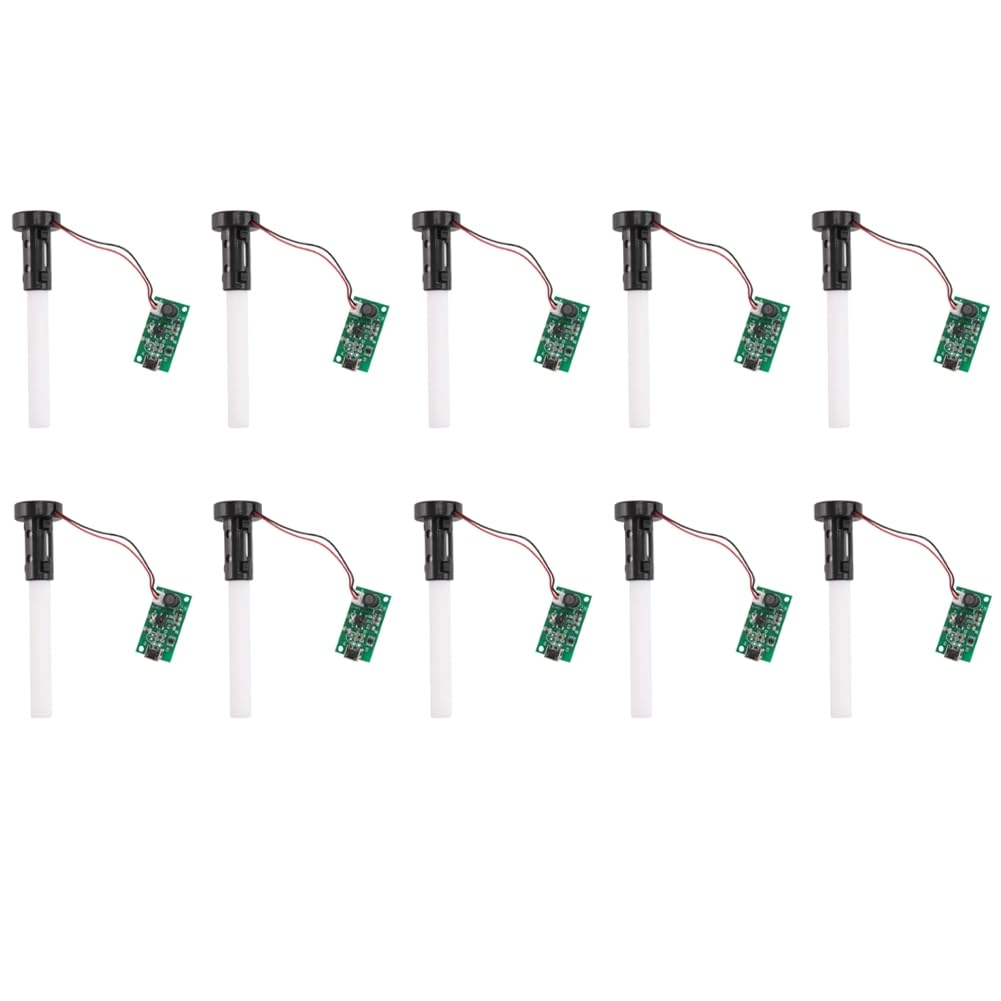 Vkyipg Mini Air Humidifier Mist Maker USB Atomizer Transducer Atomization Piece DIY Accessories and PCB Drive Module(10PCS)