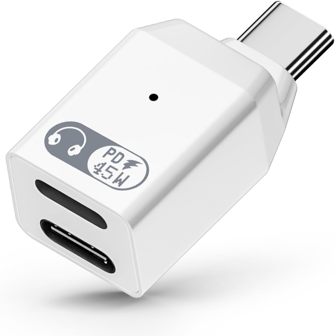 AreMe USB C Splitter for iPhone Wired Headphones Earbuds, 2-in-1 USB Type C Adapter with PD 45W Fast Charging for iPhone 16/15 Series, iPad Air/Pro and More Type C Device AreMe USB C Splitter for iPhone Wired Headphones Earbuds, 2-in-1 USB Type C Adapter with PD 45W Fast Charging for iPhone 16/15 Series, iPad Air/Pro and More Type C Device