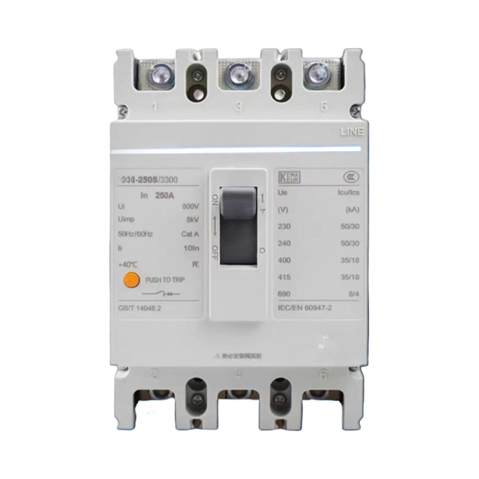 Disjoncteur 3P 500A triphasé haute performance robuste - 2