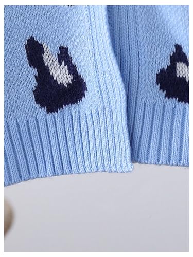 Girl's Cheetah Cardigan Sweater Bow Crop Cardigans Leopard Print Sweaters Long Sleeve Crew Neck Button Front Knit Top4