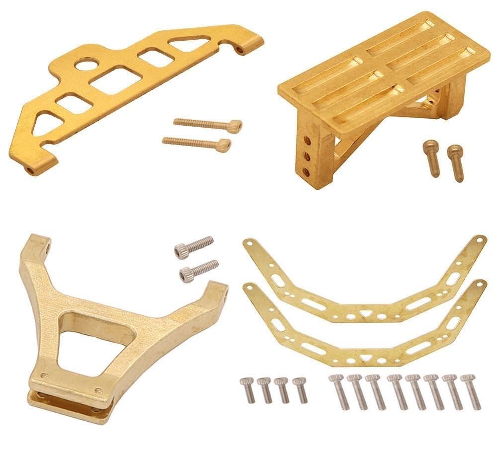 Mostek podwozia RC z mosiądzu do montażu akumulatora skala 1/24