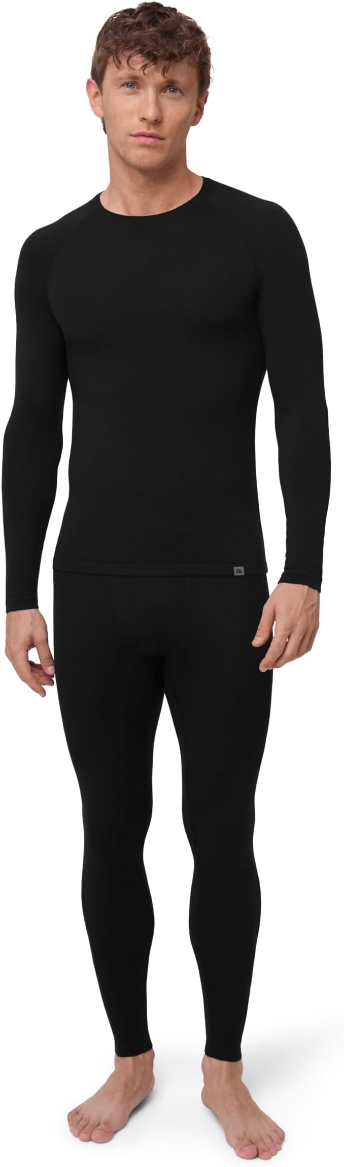 Merino Wool Base Layer Set Men, Thermal Underwear