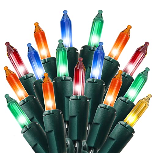 Joiedomi 300(3x100) Counts Multicolor Christmas Lights Outdoor, 64.3FT Mini Xmas Lights for Trees, Connectable Green Wire Small String Lights for Outdoor Indoor Yard Holiday Decorations Joiedomi 300(3x100) Counts Multicolor Christmas Lights Outdoor, 64.3FT Mini Xmas Lights for Trees, Connectable Green Wire Small String Lights for Outdoor Indoor Yard Holiday Decorations