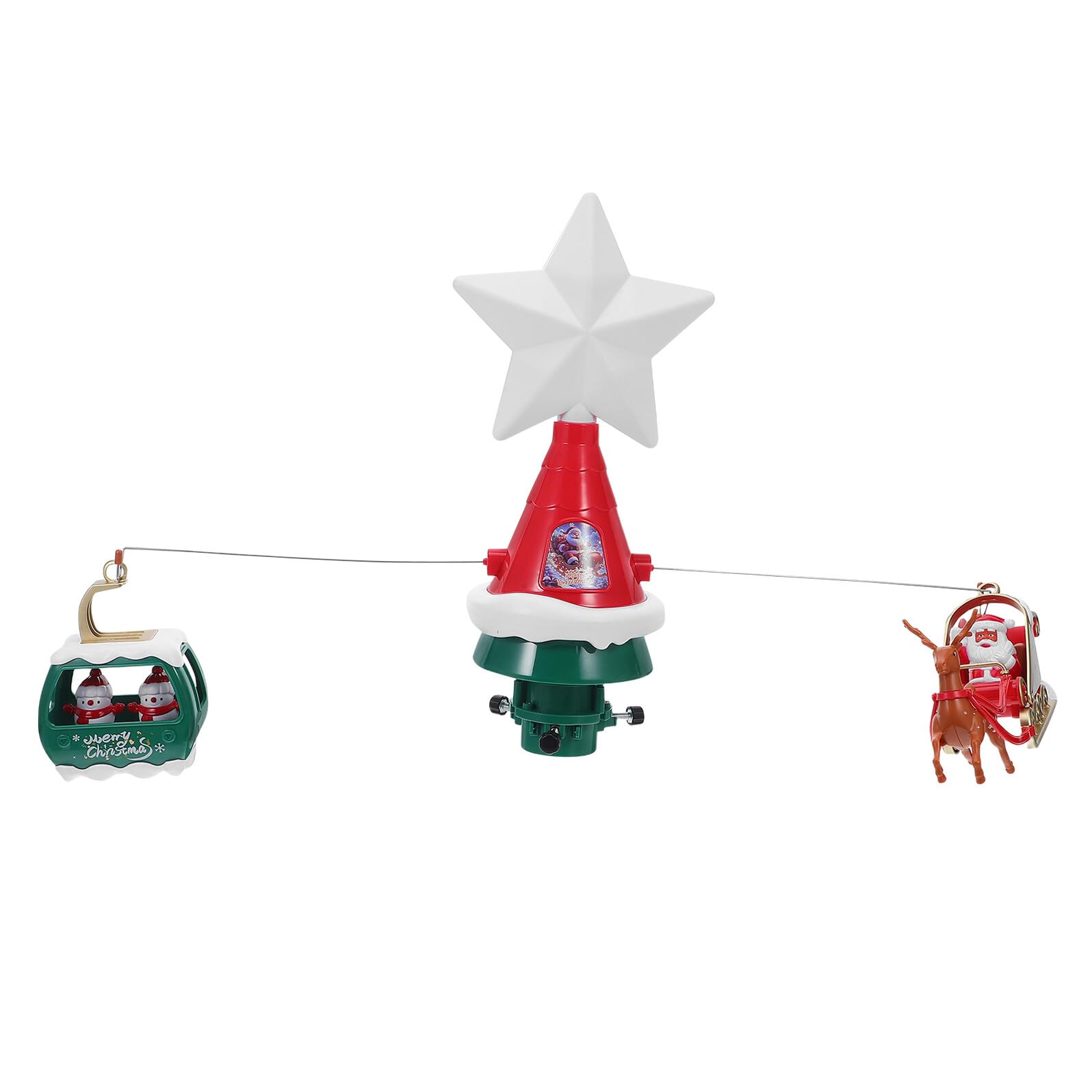 OUNONA Topper de árbol Iluminado Adorno de Estrella de Navidad Topper del árbol Estrella Iluminado ABS