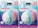 Kneipp naturkind Farbsprudelbad Zaubermuschel - Badezusatz mit wertvollem Traubenkern- & Avocadoöl - Schwimmende Muschel mit Duft nach Wassermelone für magischen Spaß in der Badewanne - 1St.