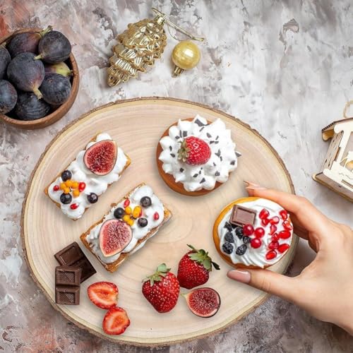 Support à gâteau en bois rustique de qualité supérieure