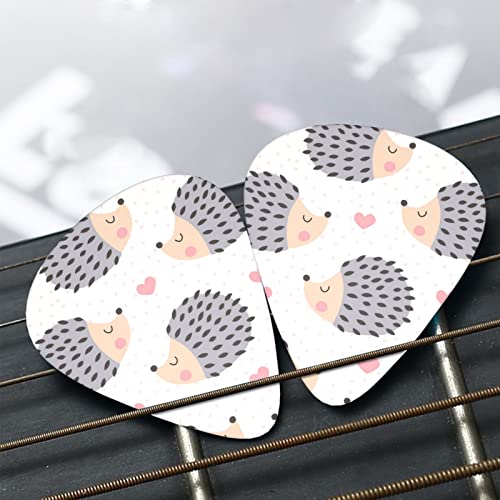 Lot de 12 médiators mignons en forme de hérisson pour guitare basse électrique et acoustique - Les Beatles, Paul McCartney, John Lennon, RIngo Starr, George Harrison Lot de 12 médiators mignons en forme de hérisson pour guitare basse électrique et acoustique – Image 8