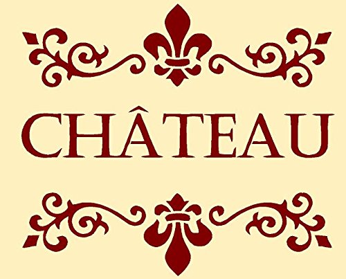 Pochoir Shabby Chic pour décoration de mobilier ancien et textile de maison