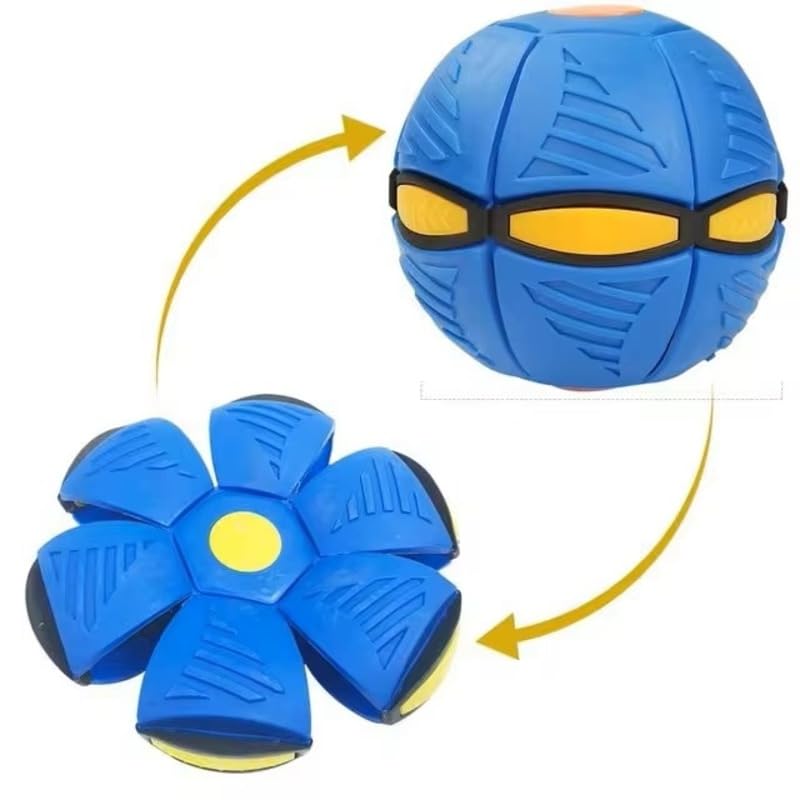 Bola Maluca Disco Voador Brinquedo Pet Cachorro Bola Mágica (Azul...