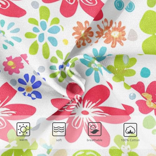 Colorful Flowers Red Petals Toddler Boy's Underwear 2T 202c12083