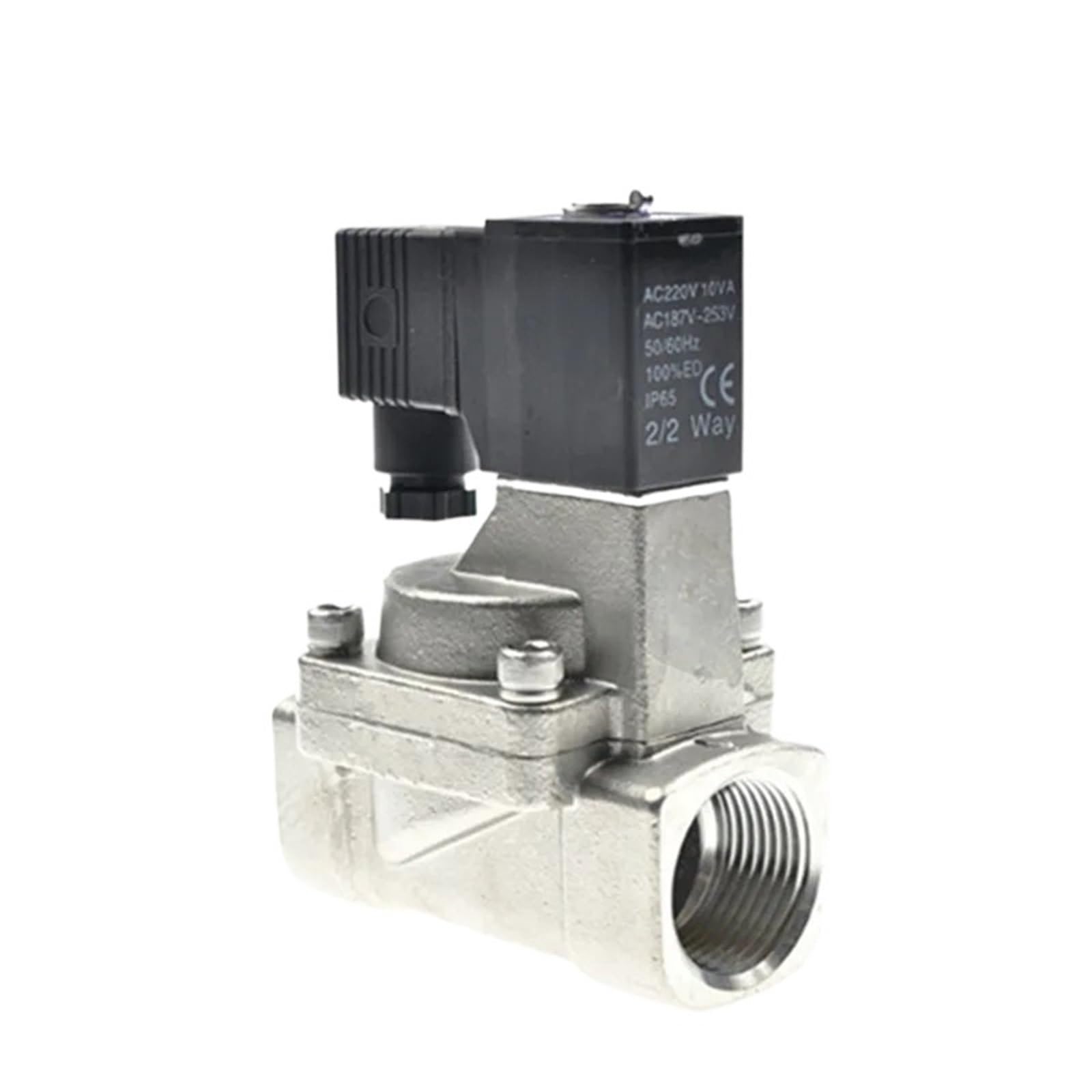 Válvula de control 2KS250-25 con piloto interno AC24V normalmente abierta terminal de 1 unidad