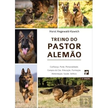 Capa do livro O Treino do Pastor Alemão