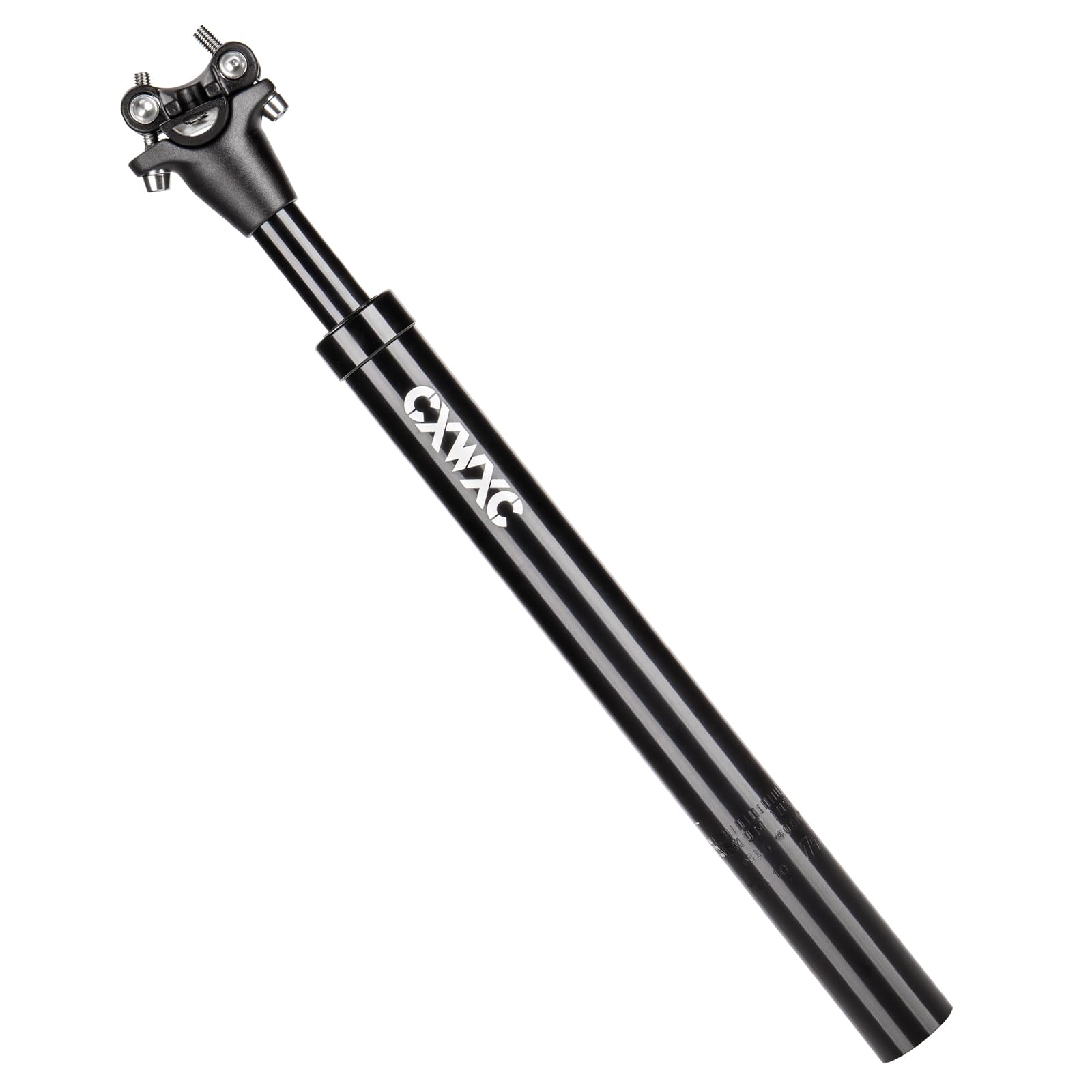 CXWXC Tige de selle de vélo 27,2 30,9 31,6 mm x 400 mm – Amortisseur de chocs – Ressort hélicoïdal réglable confortable pour Touring et Bikepacking