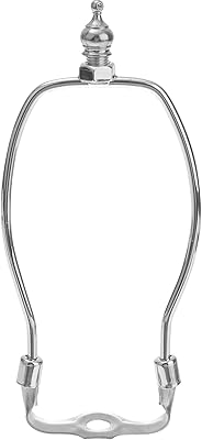 LABRIMP 2 sets Base Finials Part Lamp Harp Inch Duty Frame for Kit Lighting Bulb Table and Saddle Accessories Floor with Shade Guard Holder Lampshade Diy Heavy Bracket Lamps