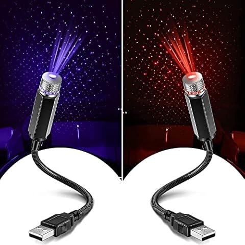 Special Supplies 2PCS Mini Led Projection Lamp Star Night USB Plug Cover