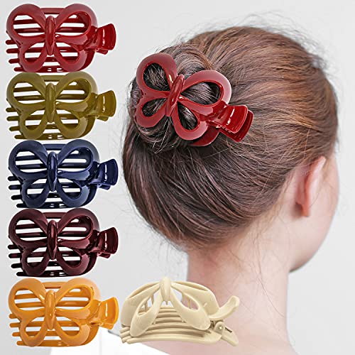 Haarklammer Für Damen Im Punk-Vintage-Style, Groß 7 Cm | 2 Stück Set Für Lockiges Haar
